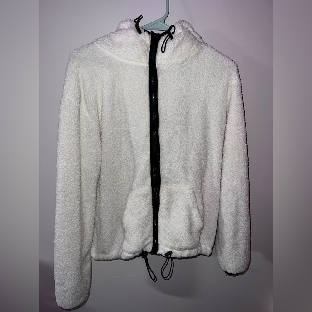 Fluffy zip up